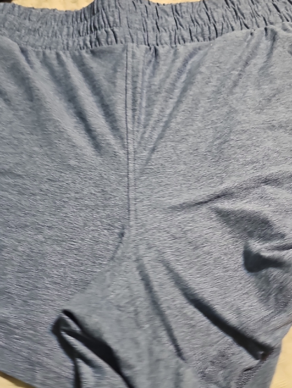 Athletic Works Heathered Blue Women's Athletic Shorts